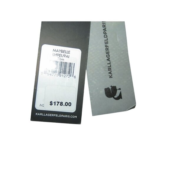 Karl Lagerfeld Paris Maybelle Top Handle Leather Embossed Crossbody & Coin Case - Picture 7 of 12